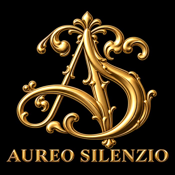 Aureo Silenzio gold monogram